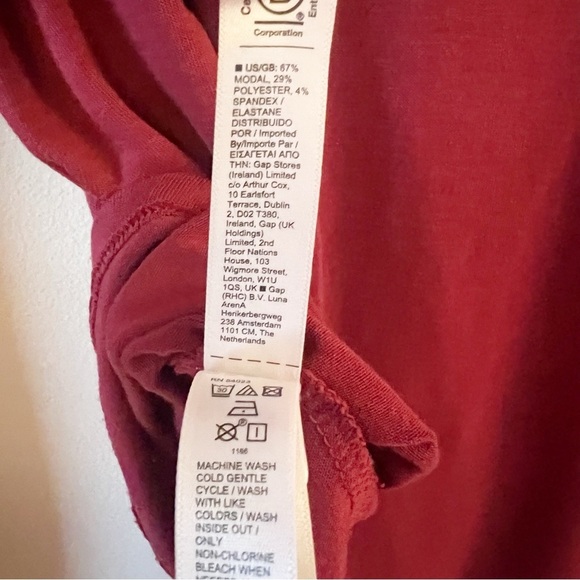 Athleta 982000 Cloudlight Stratus Long Sleeves Mahogany Red Top Shirt Size Small - Picture 6 of 6